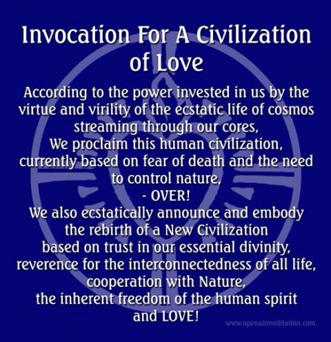 Invocation for a Civilization of Love
