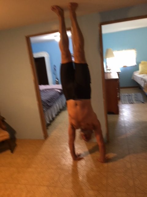 After the Woodstock Fruit Festival – Handstands at Bumpity