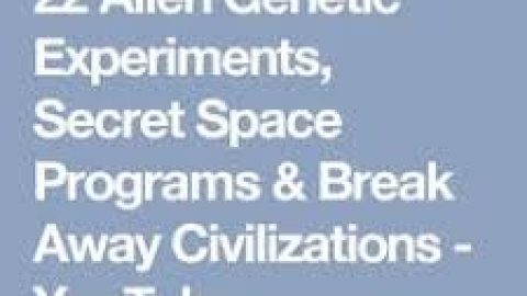 22 Alien Genetic Experiments, Secret Space Programs and Breakaway Civilizations – Wed 6 Dec 2017 – 6:30pm