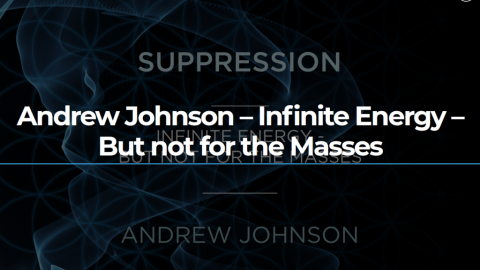 Suppression:  Infinite Energy – But Not for The Masses – Wed 21 Aug 2019 – 7pm