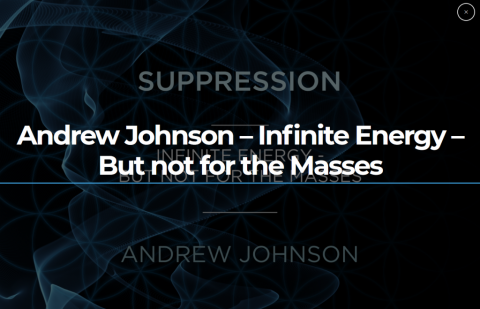 Suppression:  Infinite Energy – But Not for The Masses – Wed 21 Aug 2019 – 7pm